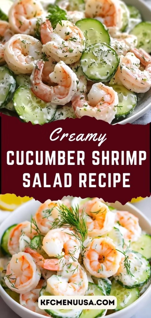 Creamy Cucumber Shrimp Salad Recipe