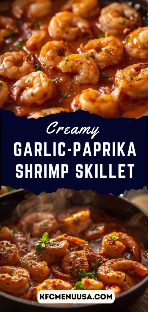 Creamy Garlic-Paprika Shrimp Skillet Recipe
