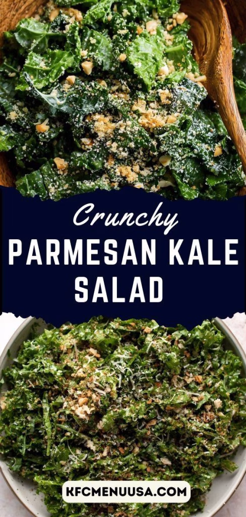 Crunchy Parmesan Kale Salad Recipe