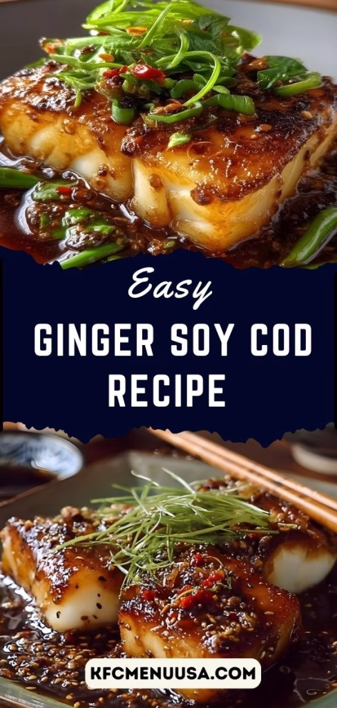 Easy Ginger Soy Cod Recipe