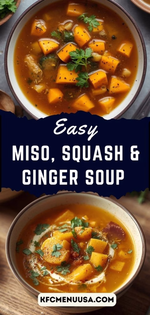 Easy Miso, Squash & Ginger Soup Recipe