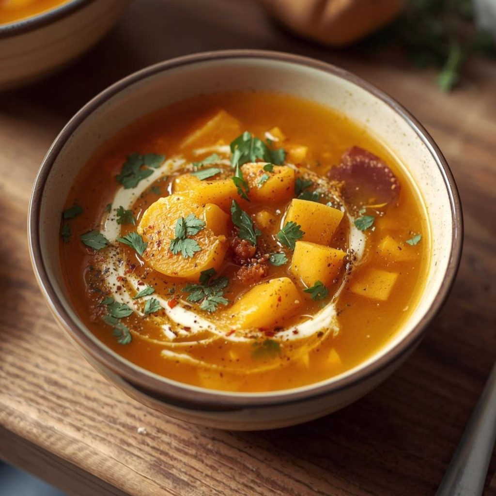 Easy Miso, Squash & Ginger Soup Recipe