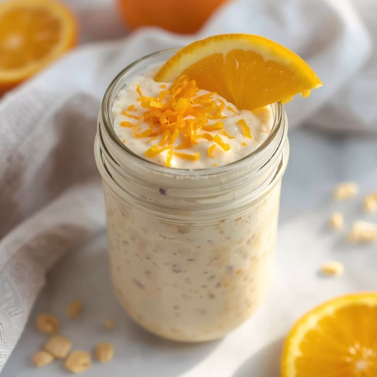 Easy Orange Creamsicle Overnight Oats Recipe