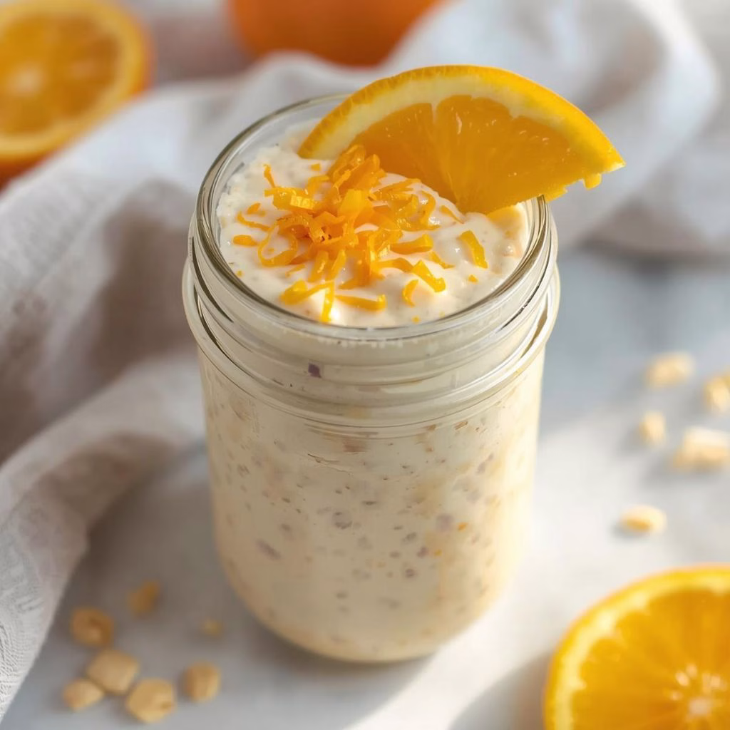 Easy Orange Creamsicle Overnight Oats Recipe