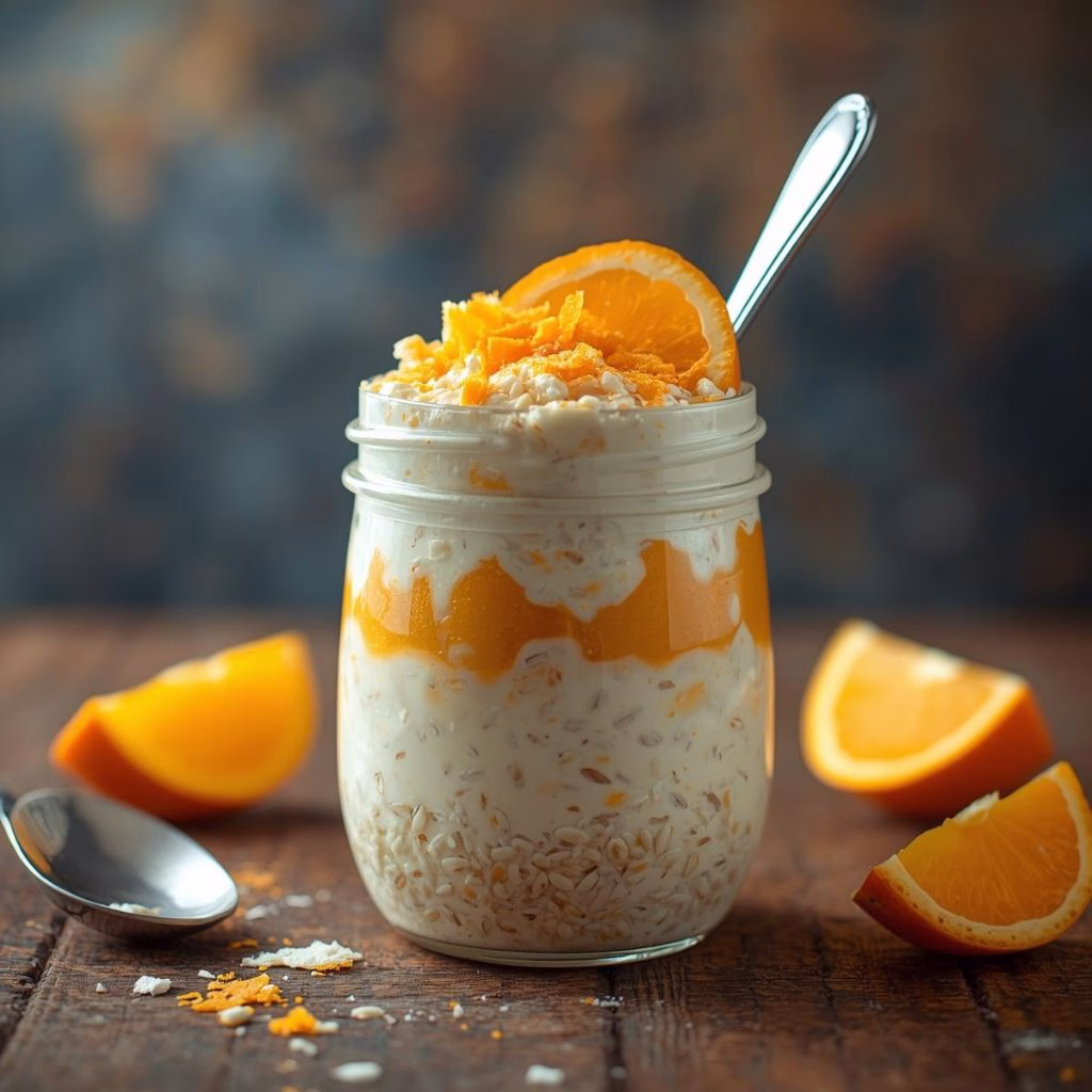 Easy Orange Creamsicle Overnight Oats Recipe
