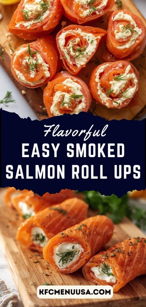 Easy Smoked Salmon Roll Ups Recipe