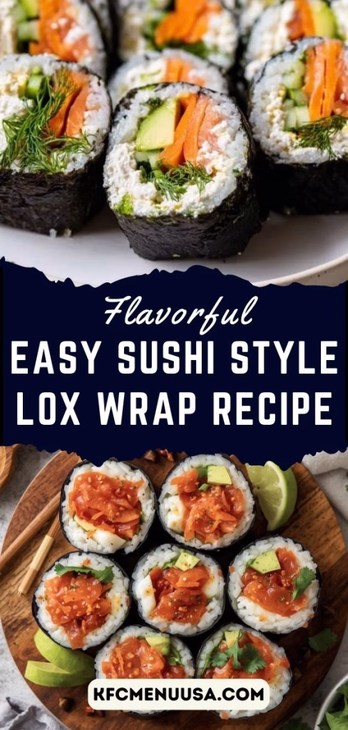 Easy Sushi Style Lox Wrap Recipe
