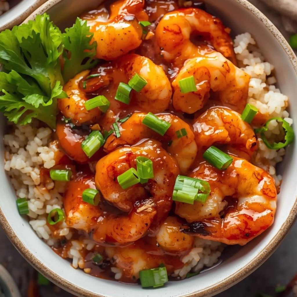 Teriyaki Shrimp Rice Bowls Recipe