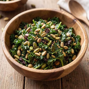 Farro, Kale & Pistachio Salad Recipe
