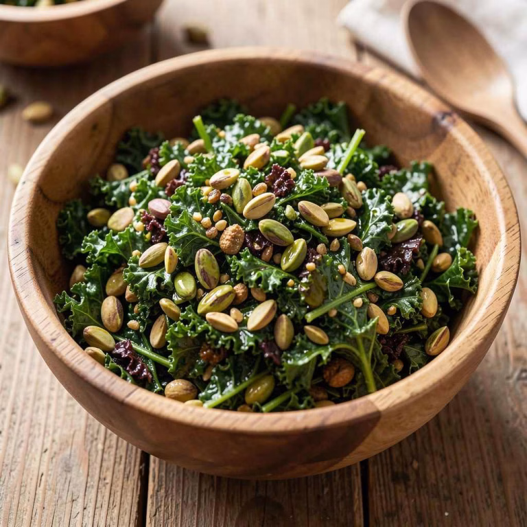 Farro, Kale & Pistachio Salad Recipe
