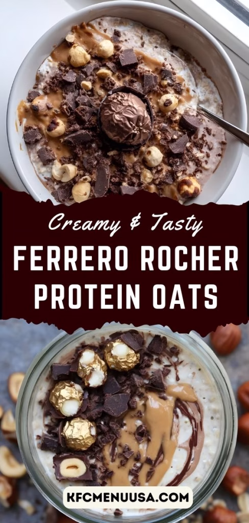Ferrero Rocher Protein Oats Recipe