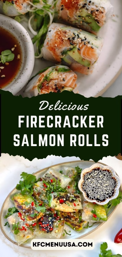 Firecracker Salmon Rolls Recipe