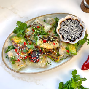 Firecracker Salmon Rolls Recipe