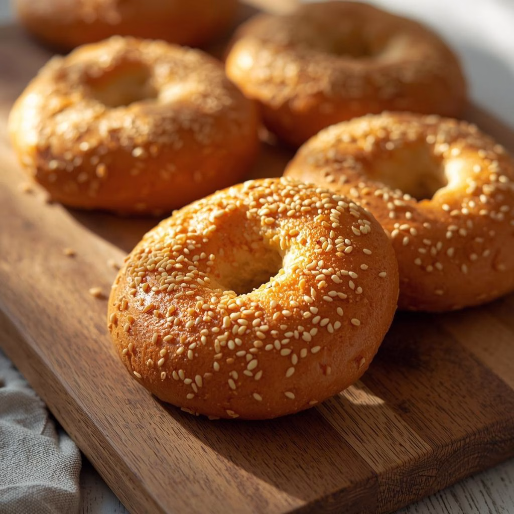 Fluffy & Healthy Greek Yogurt Bagels Recipe