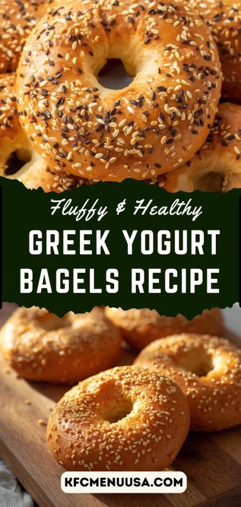 Fluffy & Healthy Greek Yogurt Bagels Recipe