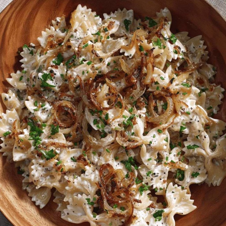 French Onion Pasta Salad Recipe