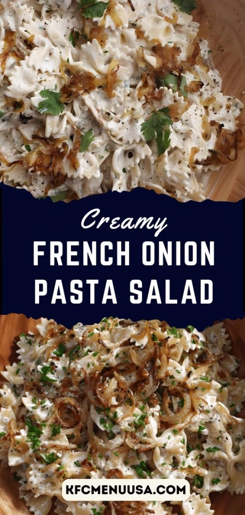 French Onion Pasta Salad Recipe