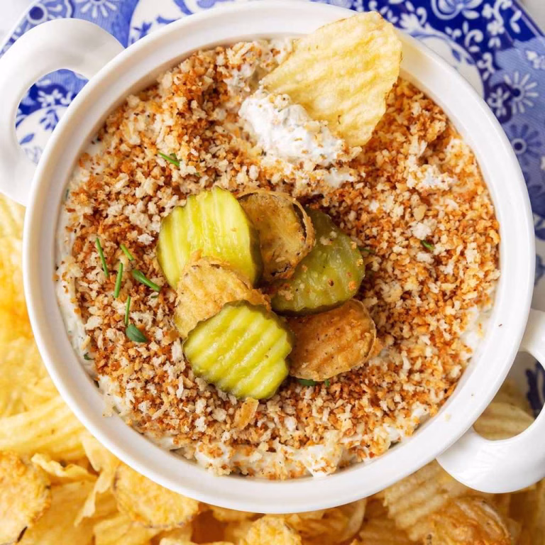 Fried Pickle Ranch Dip Recipe