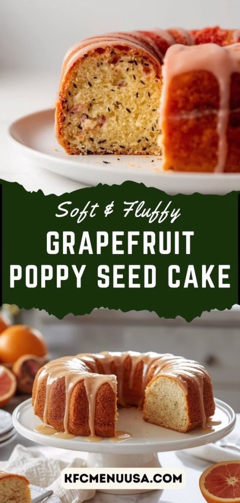 Grapefruit Poppy Seed Cake Recipe