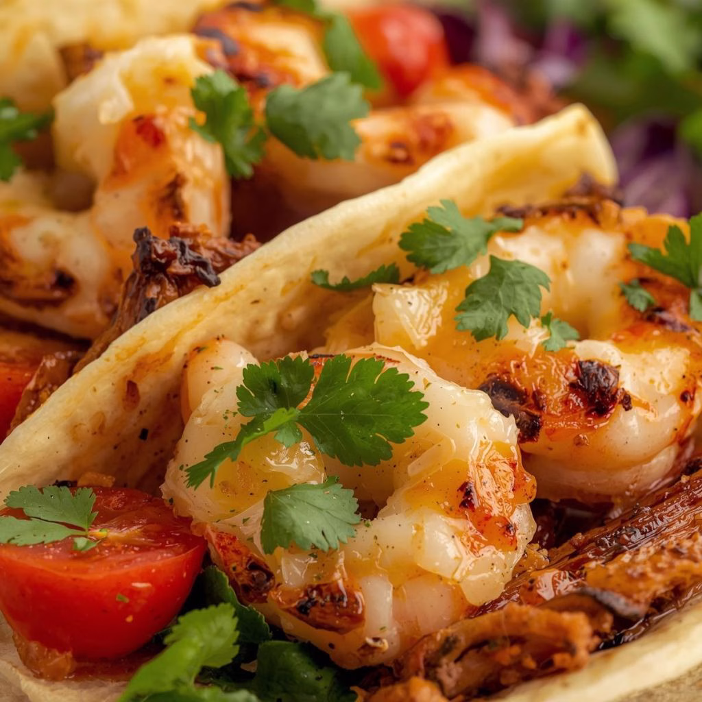 Zesty Grilled Shrimp Caesar Wraps Recipe