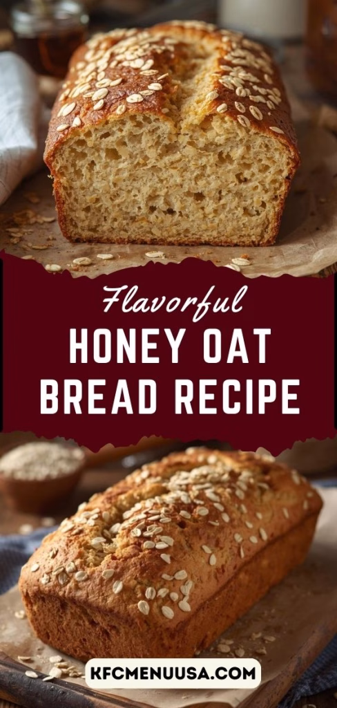 Honey Oat Bread Recipe