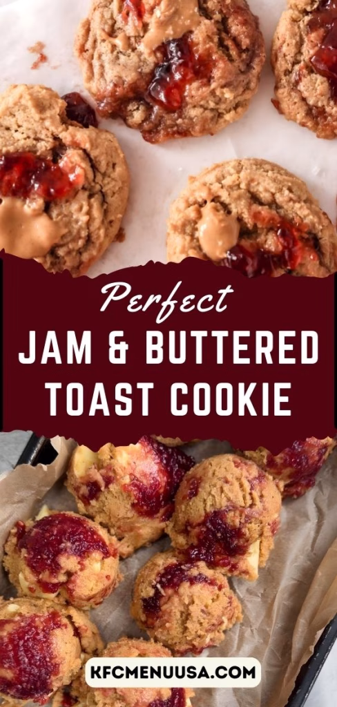 Jam & Buttered Toast Cookie Recipe