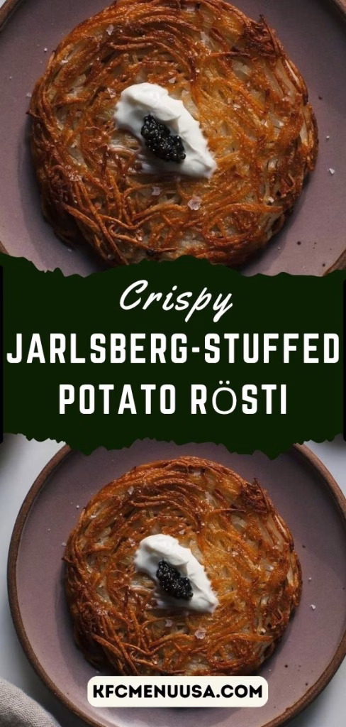 Jarlsberg-Stuffed Potato Rösti Recipe