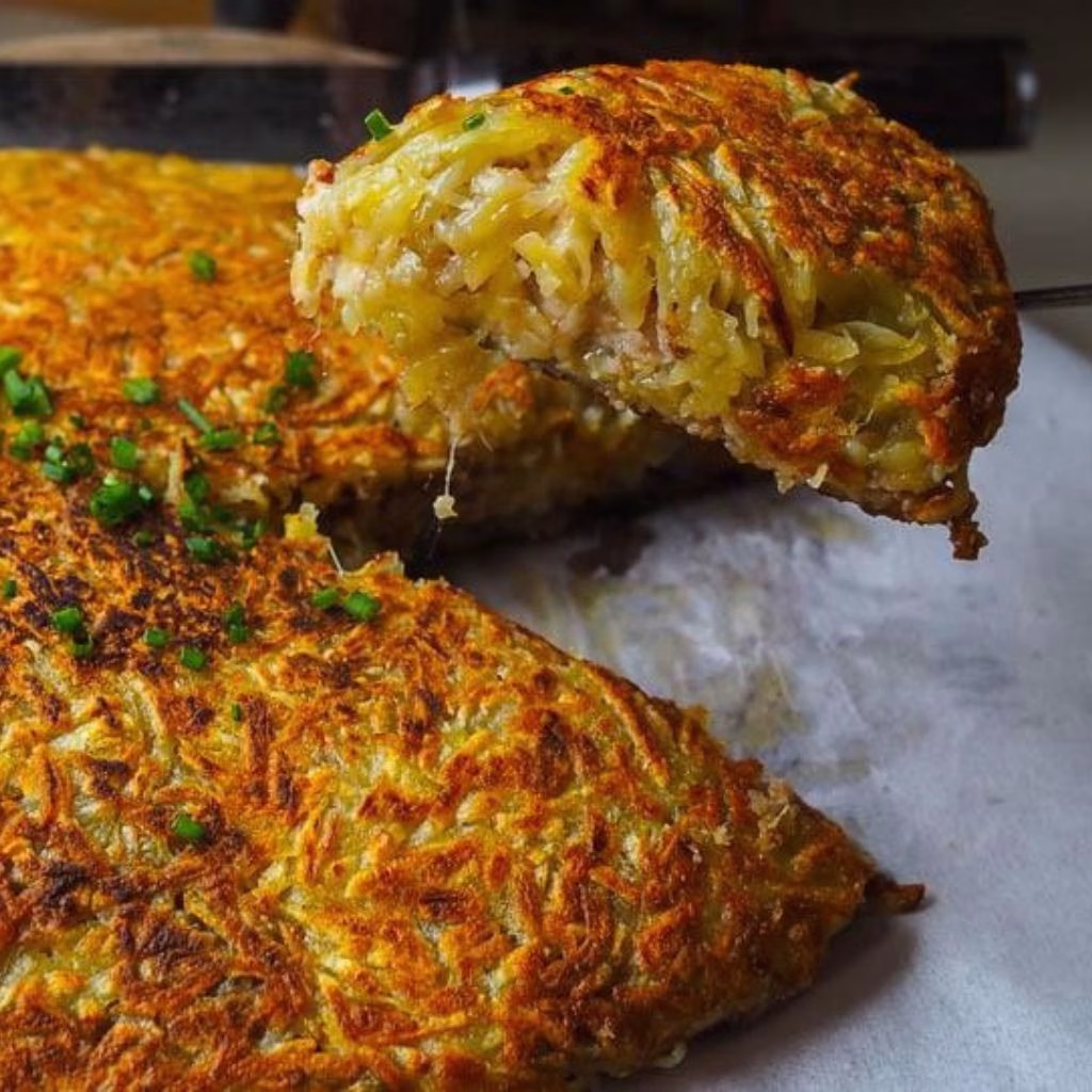 Jarlsberg-Stuffed Potato Rösti Recipe