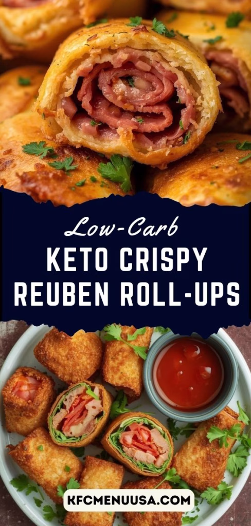 Keto Reuben Roll-Ups Recipe