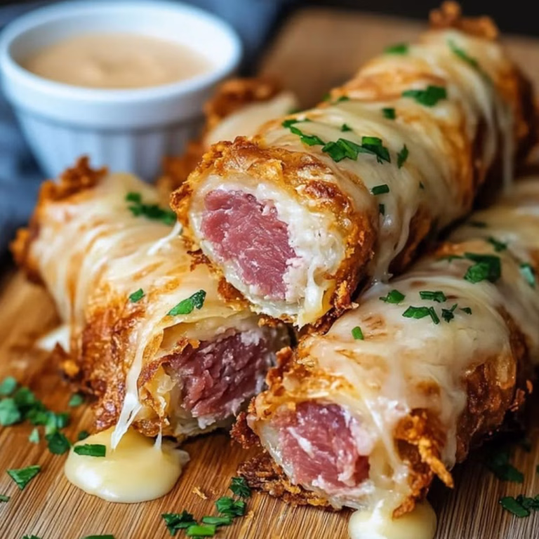 Keto Crispy Reuben Roll-Ups Recipe