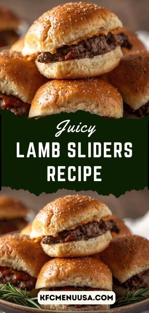 Lamb Sliders Recipe
