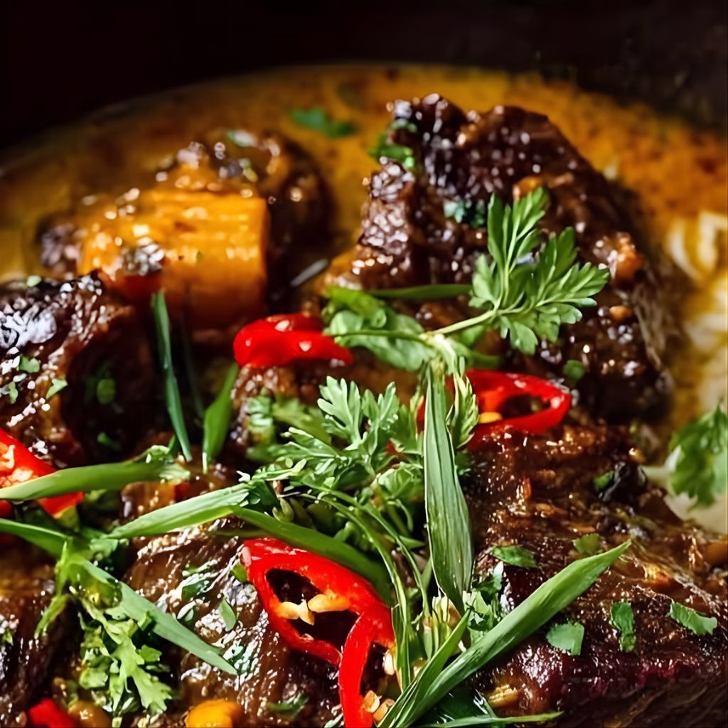 Lemongrass Coconut Braised Beef Recipe