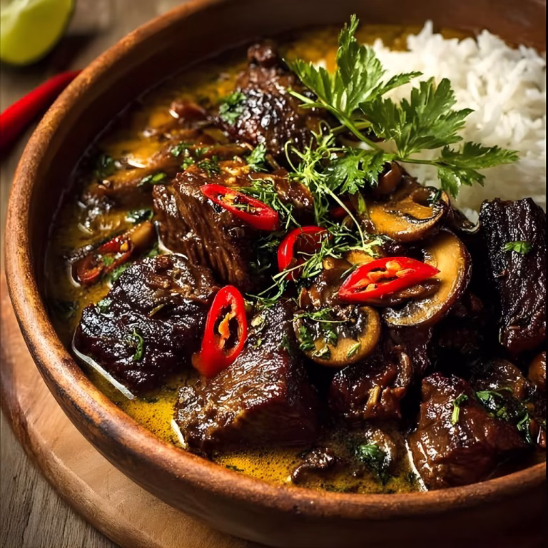 Lemongrass Coconut Braised Beef Recipe