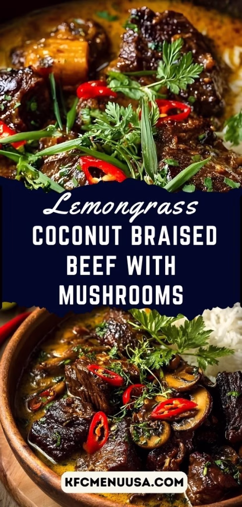 Lemongrass Coconut Braised Beef Recipe