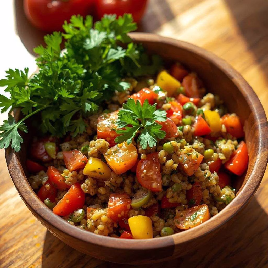 Lentil Tabbouleh Salad Recipe