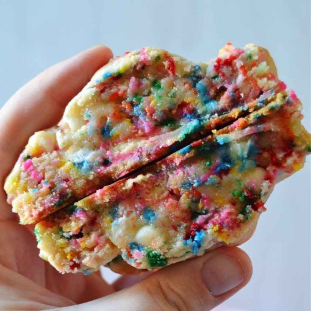 Levain Bakery-Style Circus Animal Sprinkle Cookies Recipe