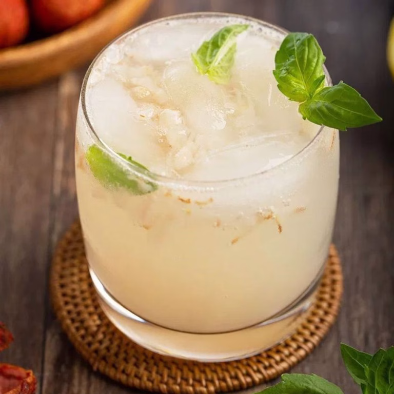 Lychee Ginger Mint Fizz Recipe
