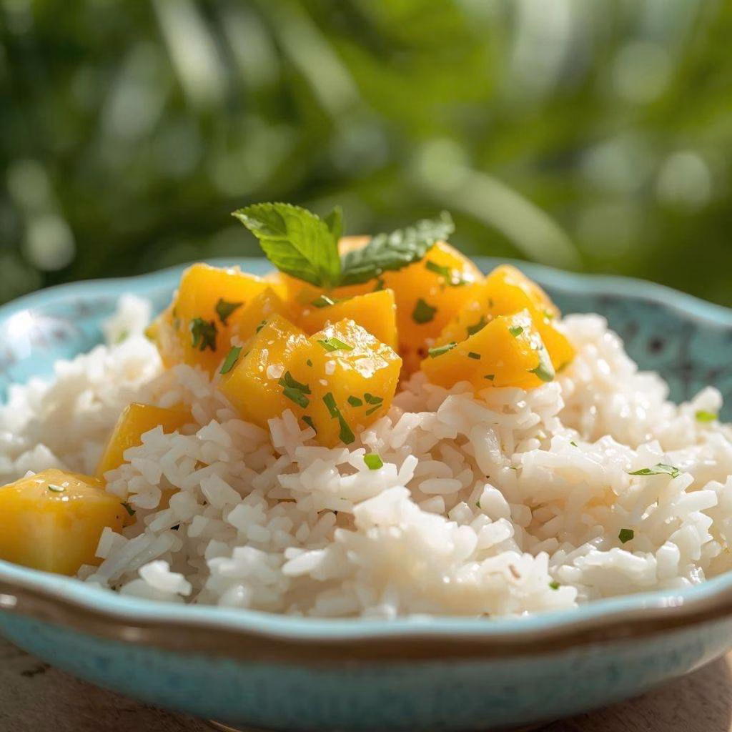 Mango Coconut Rice Recipe