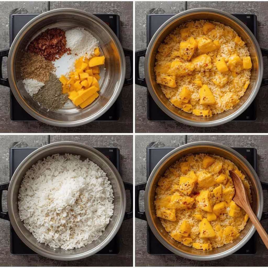 Mango Coconut Rice Recipe