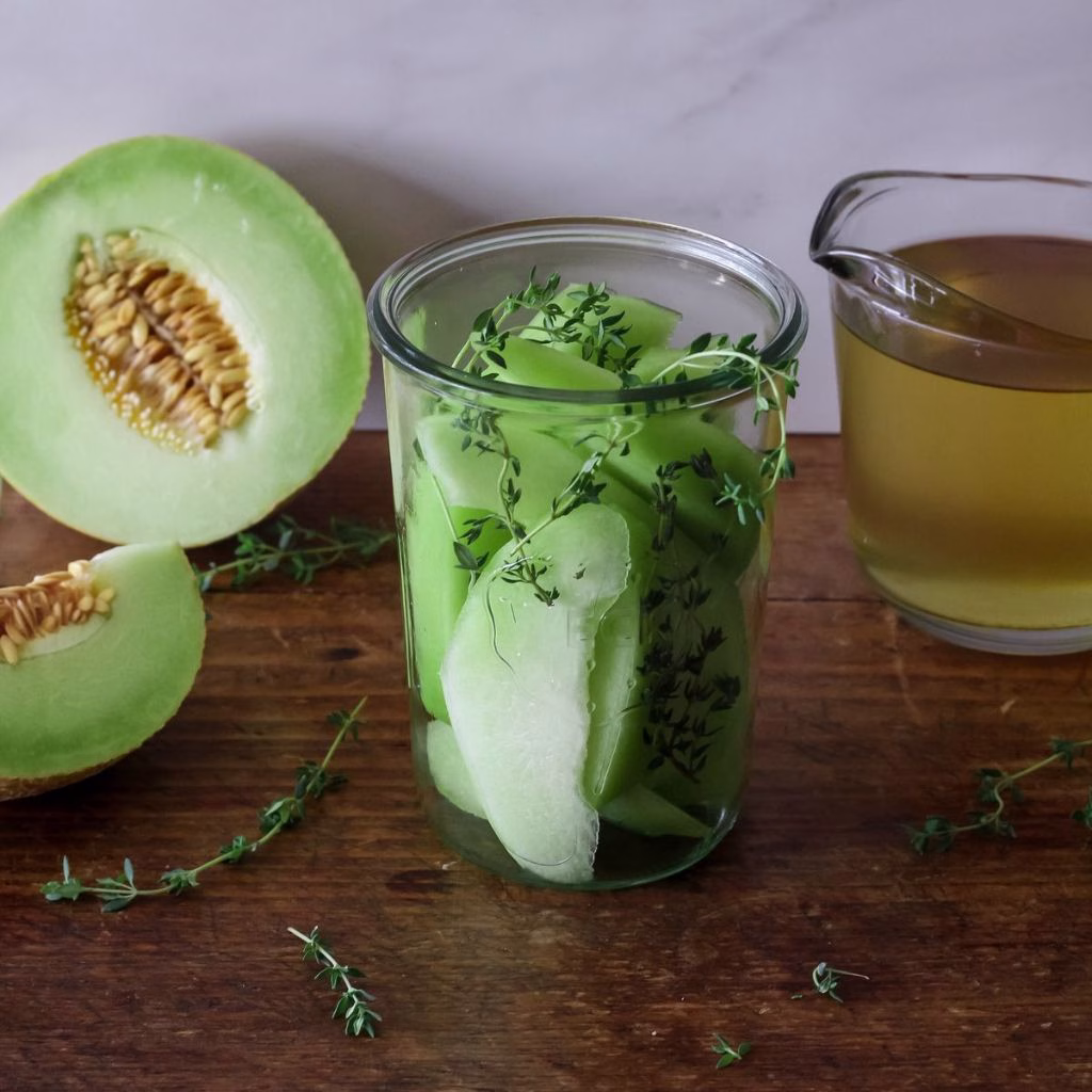 Melon Thyme Shrub Recipe