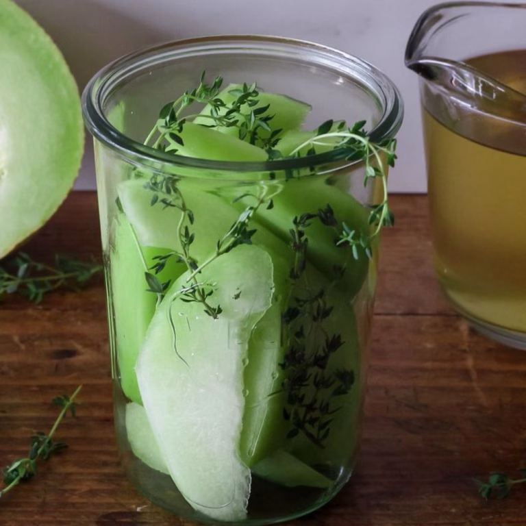 Melon Thyme Shrub Recipe