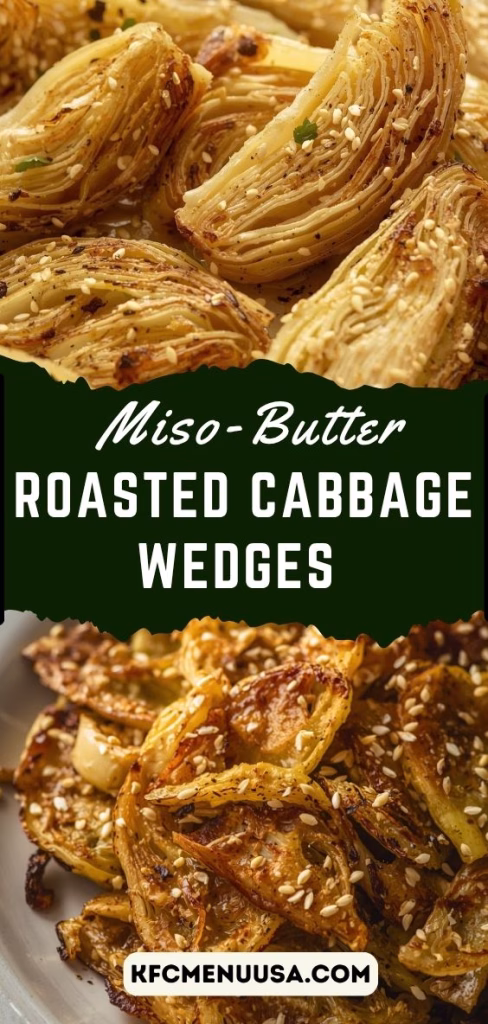 Miso-Butter Roasted Cabbage Wedges Recipe