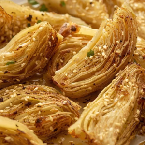 Miso-Butter Roasted Cabbage Wedges Recipe