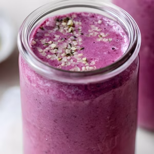 Mixed Berry & Hemp Seed Protein Smoothie Recipe