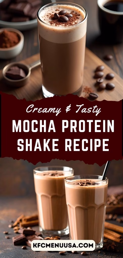 Mocha Protein Shake Recipe