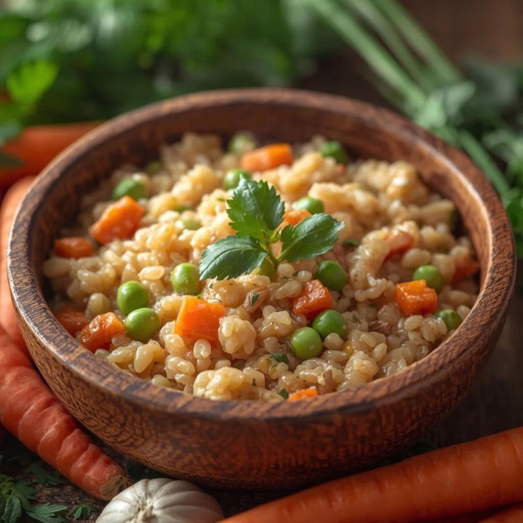 Pearl Barley Vegetable Risotto Recipe