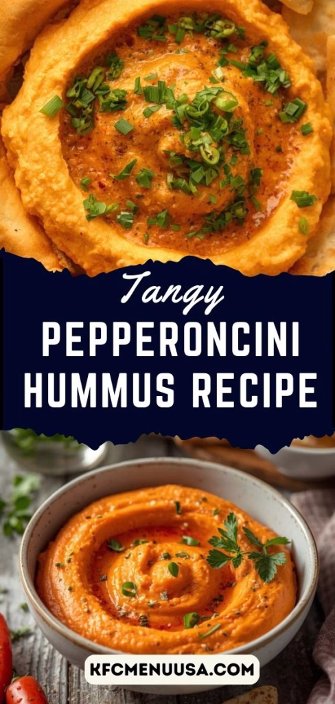 Pepperoncini Hummus Recipe