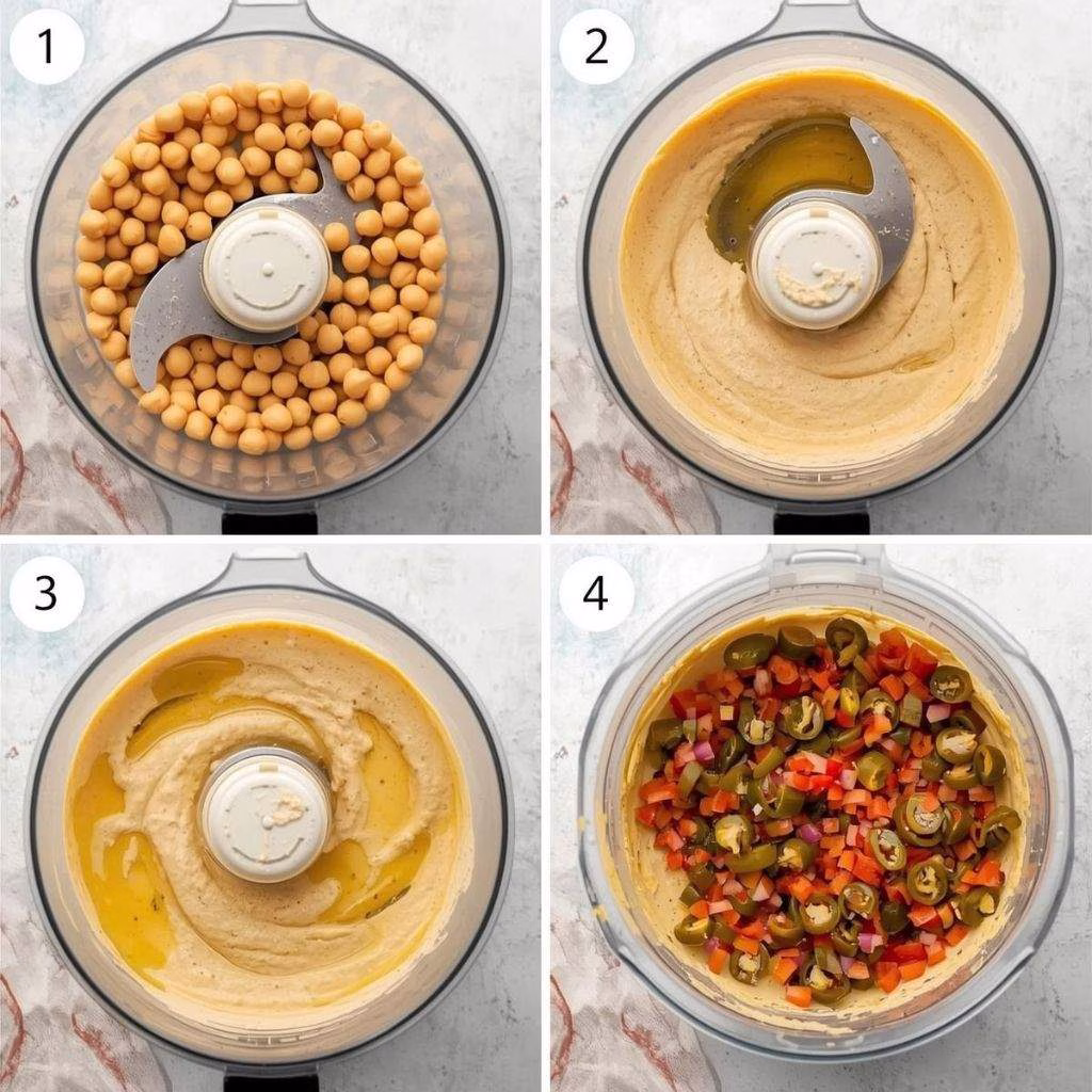 Pepperoncini Hummus Recipe