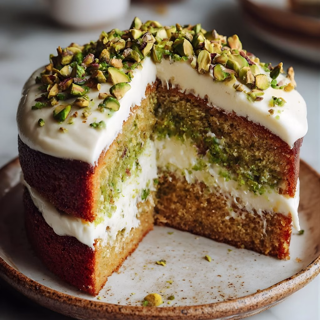 Pistachio Carrot Cake Recipe