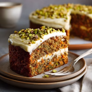 Pistachio Carrot Cake Recipe